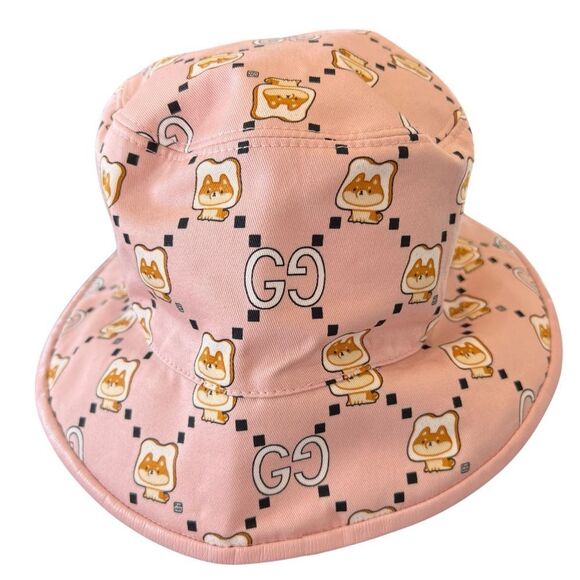 Gucci NWT Pink Animal Bucket Hat Print - Picture 3 of 7